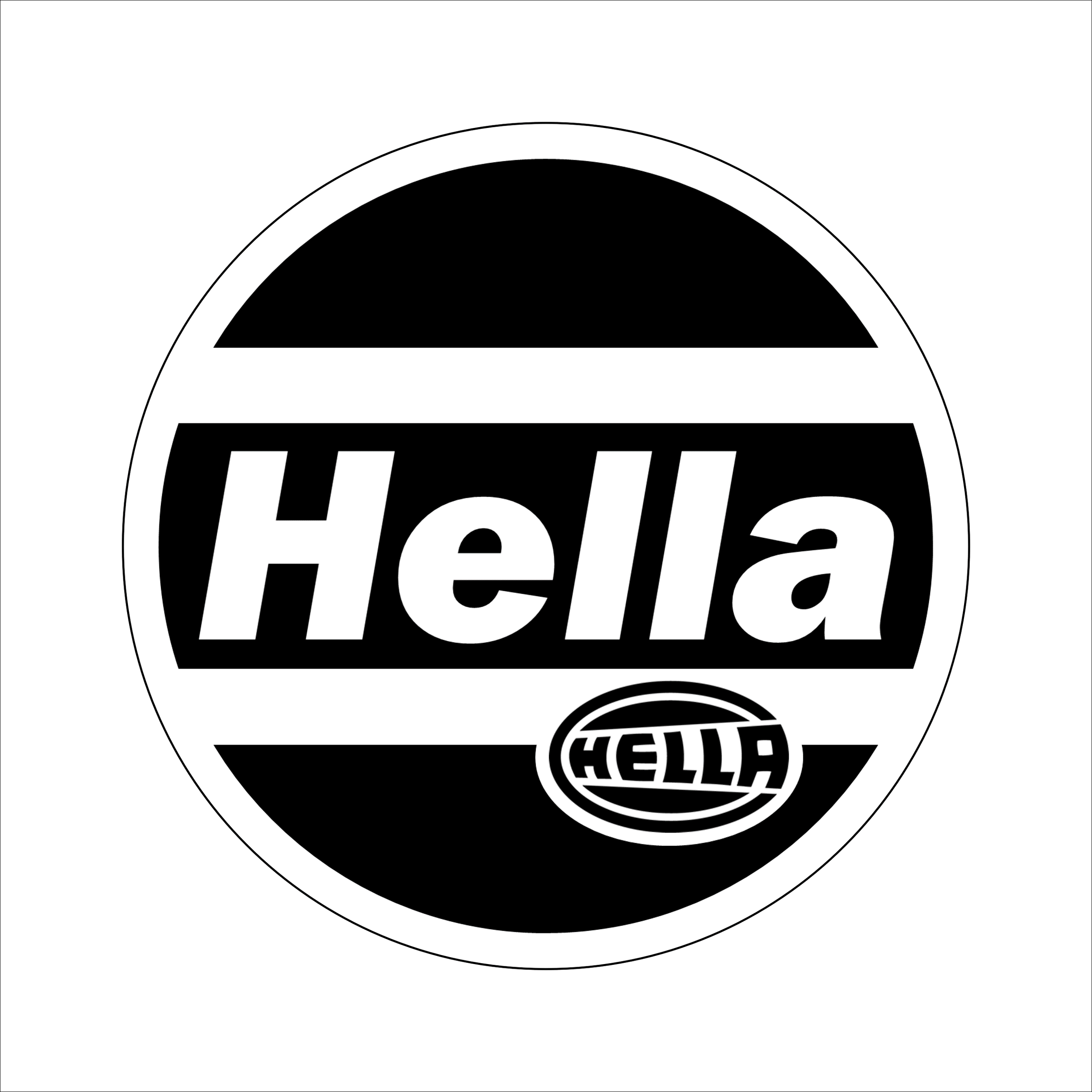 VW Golf Mk2 Hella Spot Light Covers (Set of 2) DR1VR